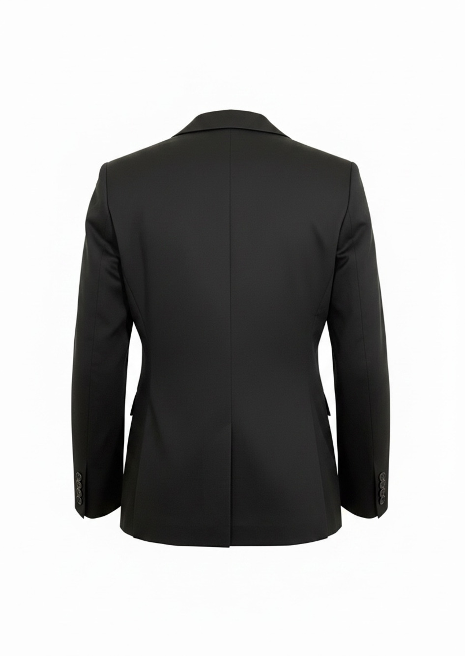 Barami Black Zipper Blazer Office Siren Dark Feminine Tailored Jacket Size 6 - Picture 2 of 7